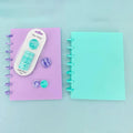 RINGNOTE 24mm 1000pcs/bag Hardcover Marble Pattern Disc Bound Ring Binding Discs for Gifts Notebooks Planners