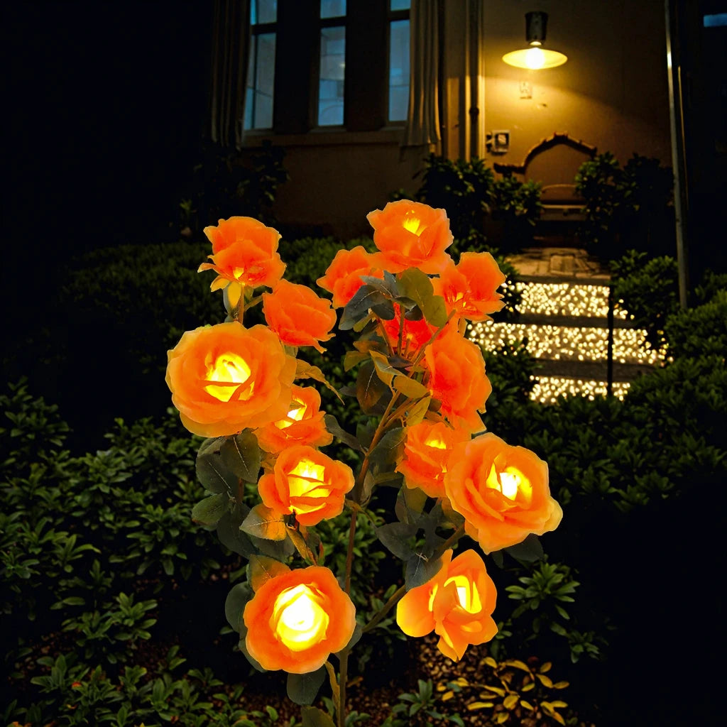 2026 New Technology Event Decor DMX Programmable LED Lights Rose Artificial LED Decoration Flower for Valentine's Day