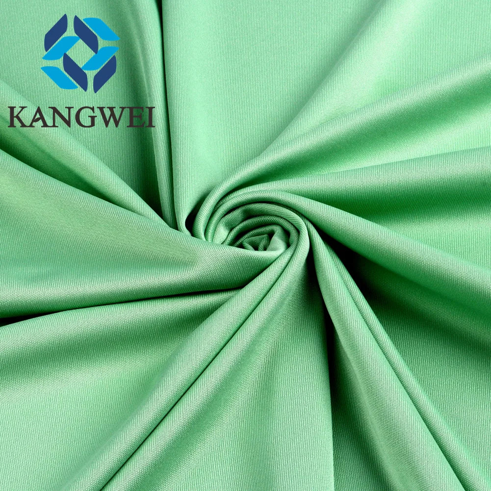 Wholesale 88%Polyester 12%Spandex Four Way Stretch Yoga Sportswear Swimsuit Fabric Weft Knitting Milk Silk Fabric
