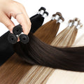22 Inch #1B Black Genius Weft Hair Extensions Human Hair Wefts 50 Grams Wholesale Seamless Weft Remy 100% Human Hair Extensions