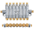 China BAOTN GFA 7 Outlet Quantified Decompression Oil Grease Distributor Central Lubrication System Dispenser for Lathe Cnc