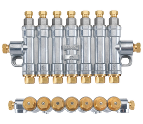 China BAOTN GFA 7 Outlet Quantified Decompression Oil Grease Distributor Central Lubrication System Dispenser for Lathe Cnc
