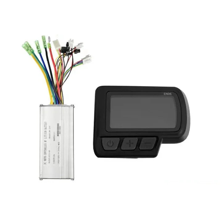 Escooter Ebike Display EN06 and 22A Controller With USB Port for 36v/48v 500w Electric Bicycle Conversion Kit