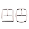 Wholesale Silver Plated Zinc Metal Pin Strap Bule Logo Blanks Handbag Hardware for Bags and Suitcases Belt Bule Design