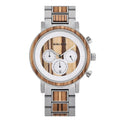 New Arrival Luxury Business Men's Quartz Watch Movement Chronograph with Custom Logo Wholesale Stainless Steel Band