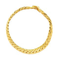 Frosted Personality Gold Plated Thick Gold Plated Bracelet Men's Copperplated Ese  Gold Plated Trendy Jewelry Lover Gift