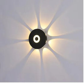 New Aluminium Nordic Exterior Wall Surface Mounted Garden Waterproof Indoor Outdoor Light Modern Wall Light