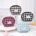 Light Cosmetic Travel Bag Multi-Function Portable Makeup Organizer Pouch Small Capacity Durable Polyester Zipper Letter Pattern