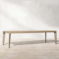 Customized Modern Teak Wood Outdoor Dining Table for Home Bar & Restaurant Use 8 Seat