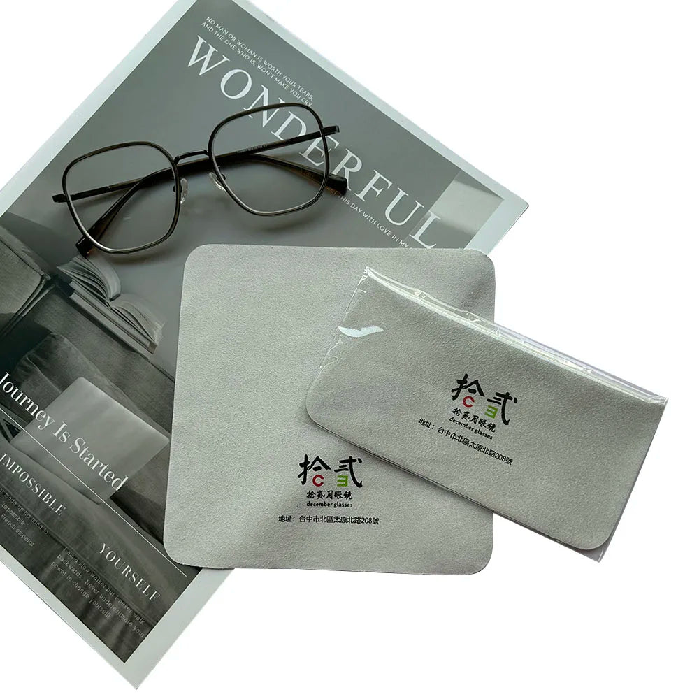 Wholesale High Quality Custom logo Microfiber Cloth for Glasses Lens Polishing Cloth
