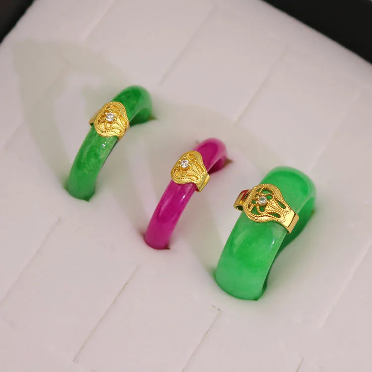 Natural Jade Rings Wholesale