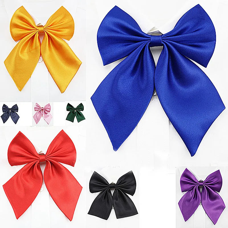 Women Tie Red Butterfly Women's Bow Tie Black Knot Female Girl Student Hotel Clerk Waitress Neck Wear Ribbon Ties Green