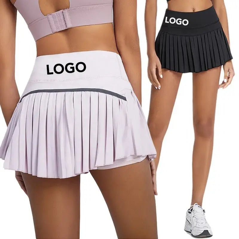 Free Custom Logo Hot Selling Active Fashion Sportswear Aesthetic Mini Pleated Womens Golf Apparel Tennis Skirts