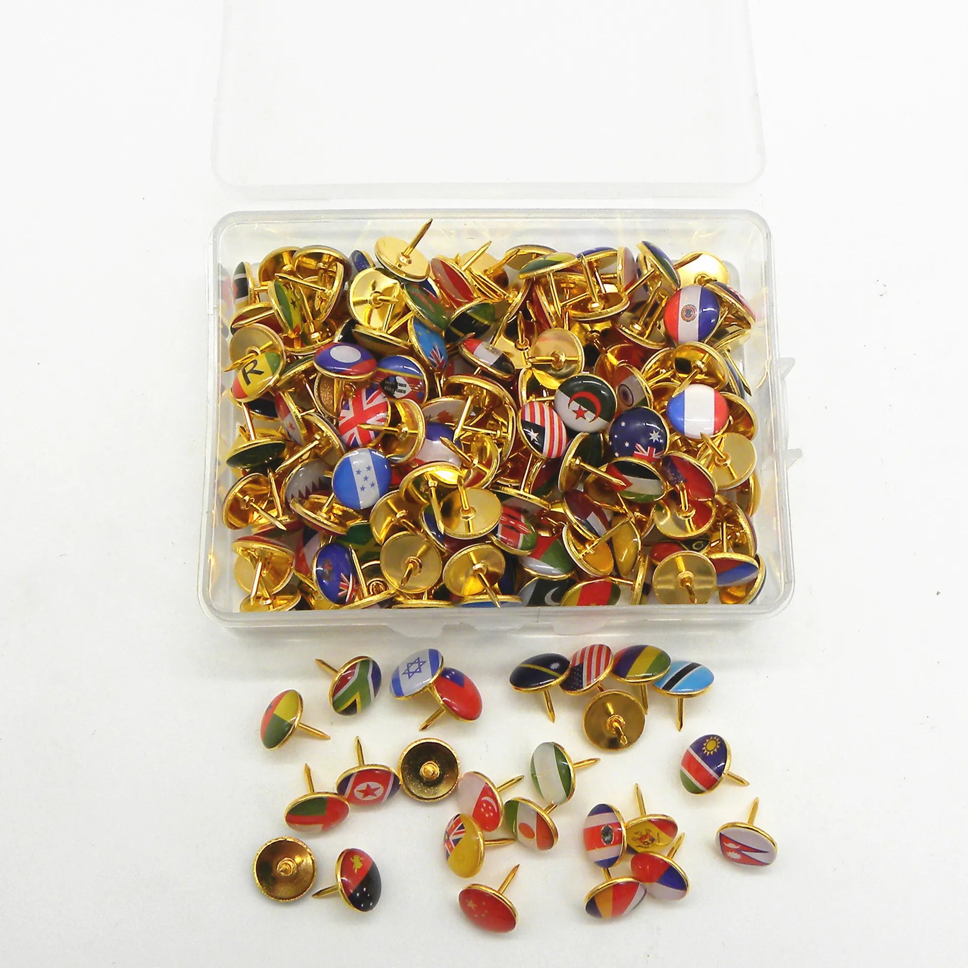 Country Map Push Pins National Flag Thumb Tacks Customization Map Tacks National Country Flag Push Pins