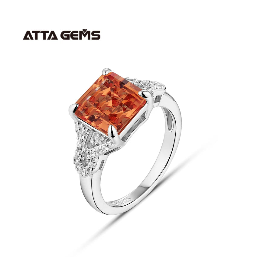 2026 New Year New Arrivals Hot Sell Jewelry Emerald Cut 925 Sterling Silver Fine Jewelry Rings for Gift