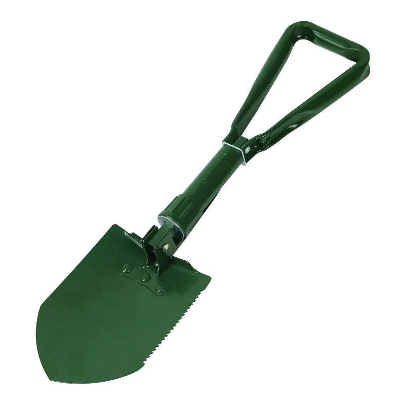 NP-199 Engineer Shovel Multi-function  Small Folding Portable Shovel Outdoor Fishing Car Green Short Shovel
