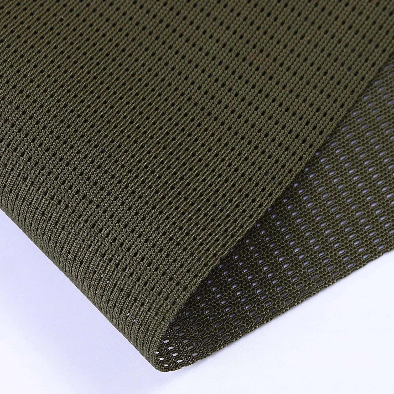Customized Color Breathable High Elasticity Polyester Spandex Fabric Stretch Mesh Cloth for Massage Pillow and Garment