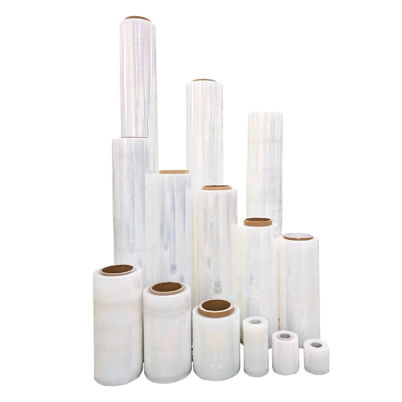 Wholesale Food Grade PE Cling Stretch Wrap Film Soft Wood Grain Moisture Proof Blow Molding Chemical Packaging
