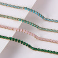 Hot Sell Claw Cz Geometry Shape Bracelet Women Fashion Long Chain Zircon Adjustable Statement Jewelry Bracelet