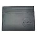 Cow Black Leather Wallet for Men Fashion Card Holder Wallet Blocking Men Short Wallet
