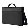 Expanding A4 Fireproof Waterproof Silicone Coated Fiberglass Sustainable Home Office Document Organizer Bag Shoulder Strap