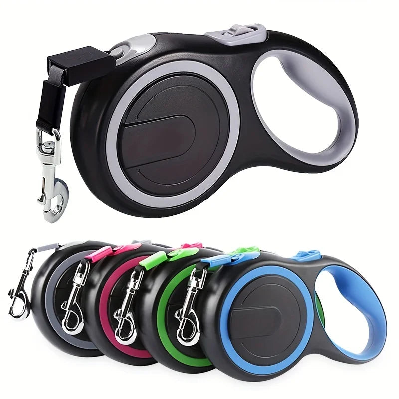 One Button Lock Puppy Small Medium Dog Outdoor Walking Traction Rope Automatic Retractable Dog Leash 8m