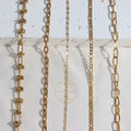 Dreamshow Tarnish Free New Design Chain Necklaces Set Stainless Steel PVD 18K Gold Plated Necklace