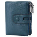 Genuine Leather Women Wallets Mini Vintage Women Purse RFID Blocking Female Cuzdan Small Credit Card Holder Carteira Wallet