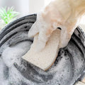 Natural Eco-Friendly Biodegradable Dish Scrubber Cellulose Sisal Wood Reusable Cleaning Sponges Kitchen Sponge Scourer