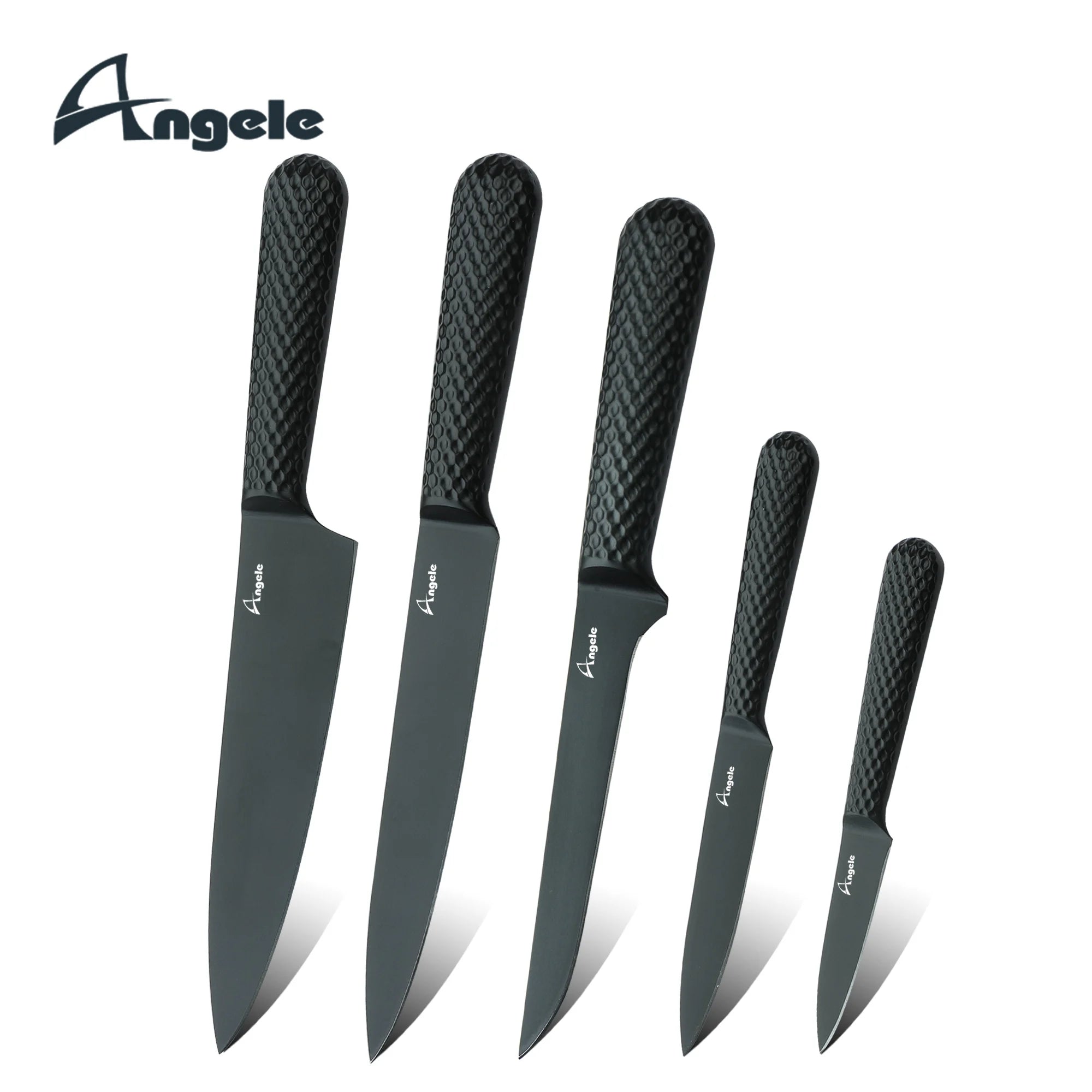 Angele New Design X50CrMoV15 German Steel Blade Eco-Friendly Ambidextrous High-Polish Finish Plastic Ergonomic Handle Knives