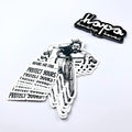 Custom Logo UV-Proof Waterproof Die Cut Sticker Label Glossy Vinyl PVC Holographic Adhesion Printing Stickers
