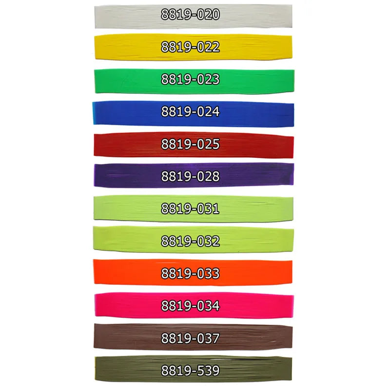 Custom Color Standard Silicone Skirt Tabs Solid Jig Skirt Layers