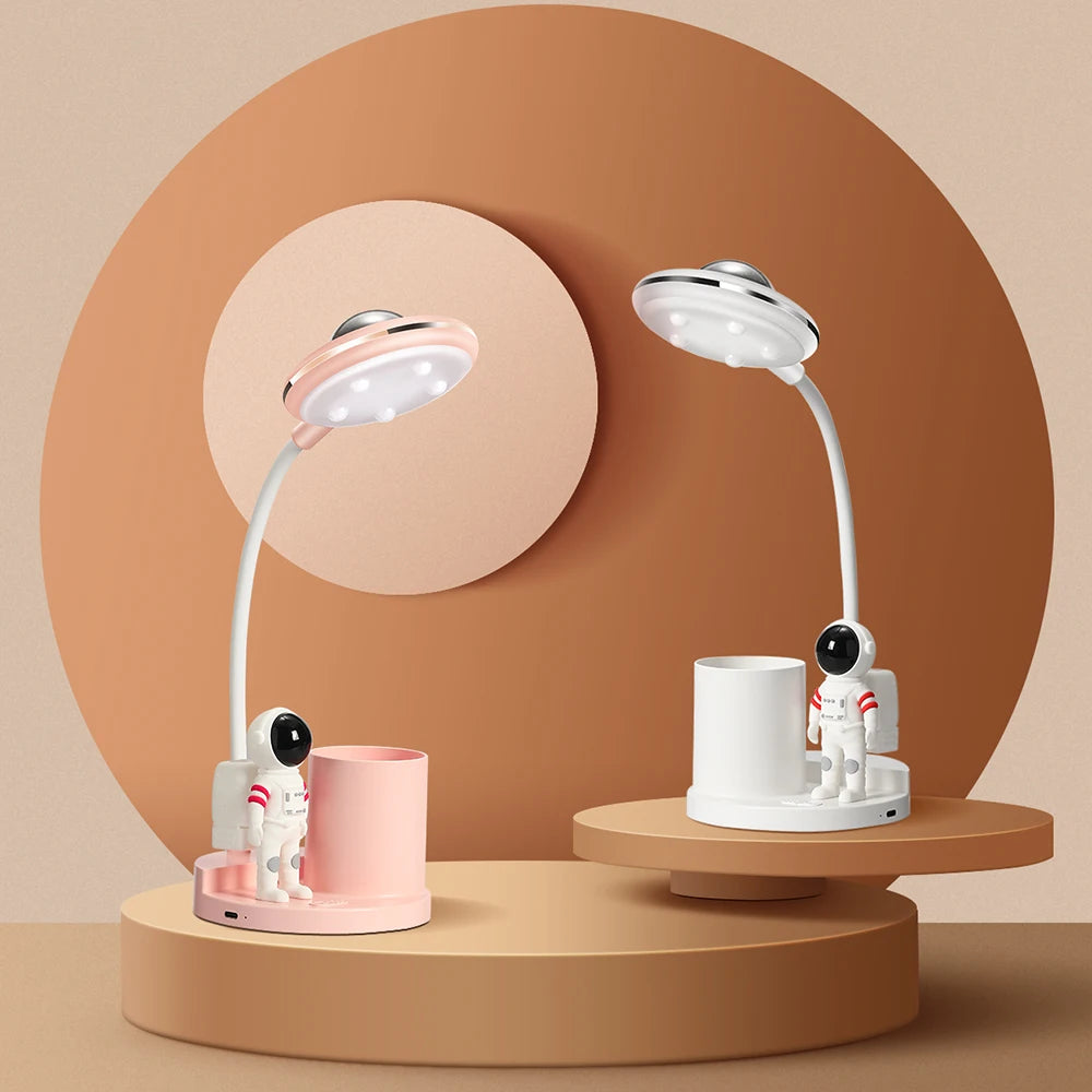 Creative Gift New Design Astronaut Projector Lamp Multi Functional  Desk Night Lights Rechargeable USB Mini Portable Lamps