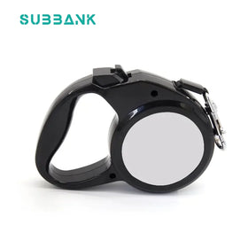 Subbank Custom Sublimation Retractable Dog Leash Printable Logo Blanks Sublimated Pet Leashes Traction Rope