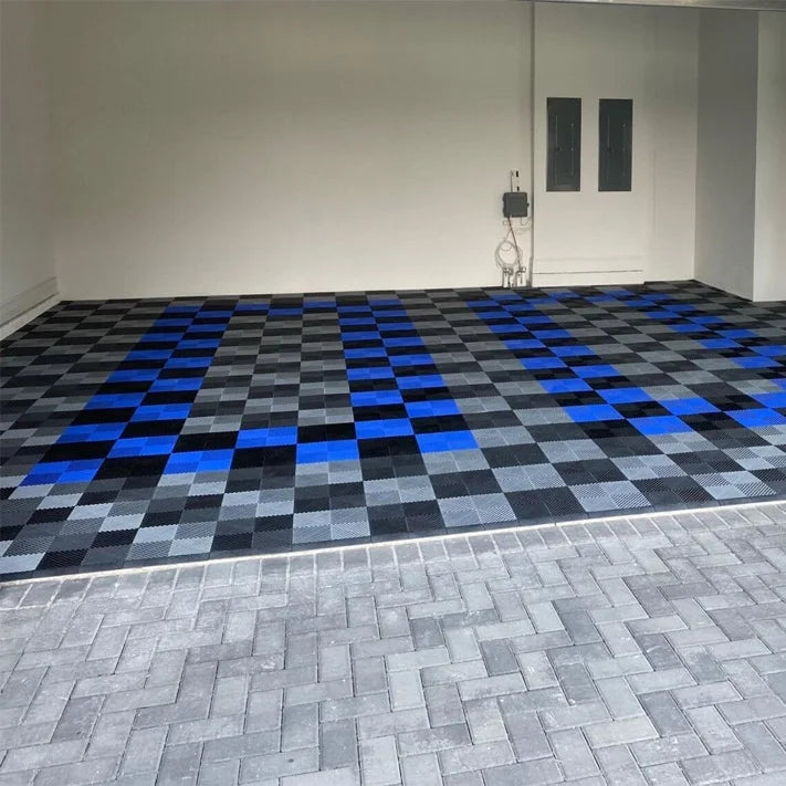 Durable Parking Hot Sell PP Garage Interlocking Click Plastic Floor Tiles/Plastic Industrial Interlocking Floor Tiles for Gym