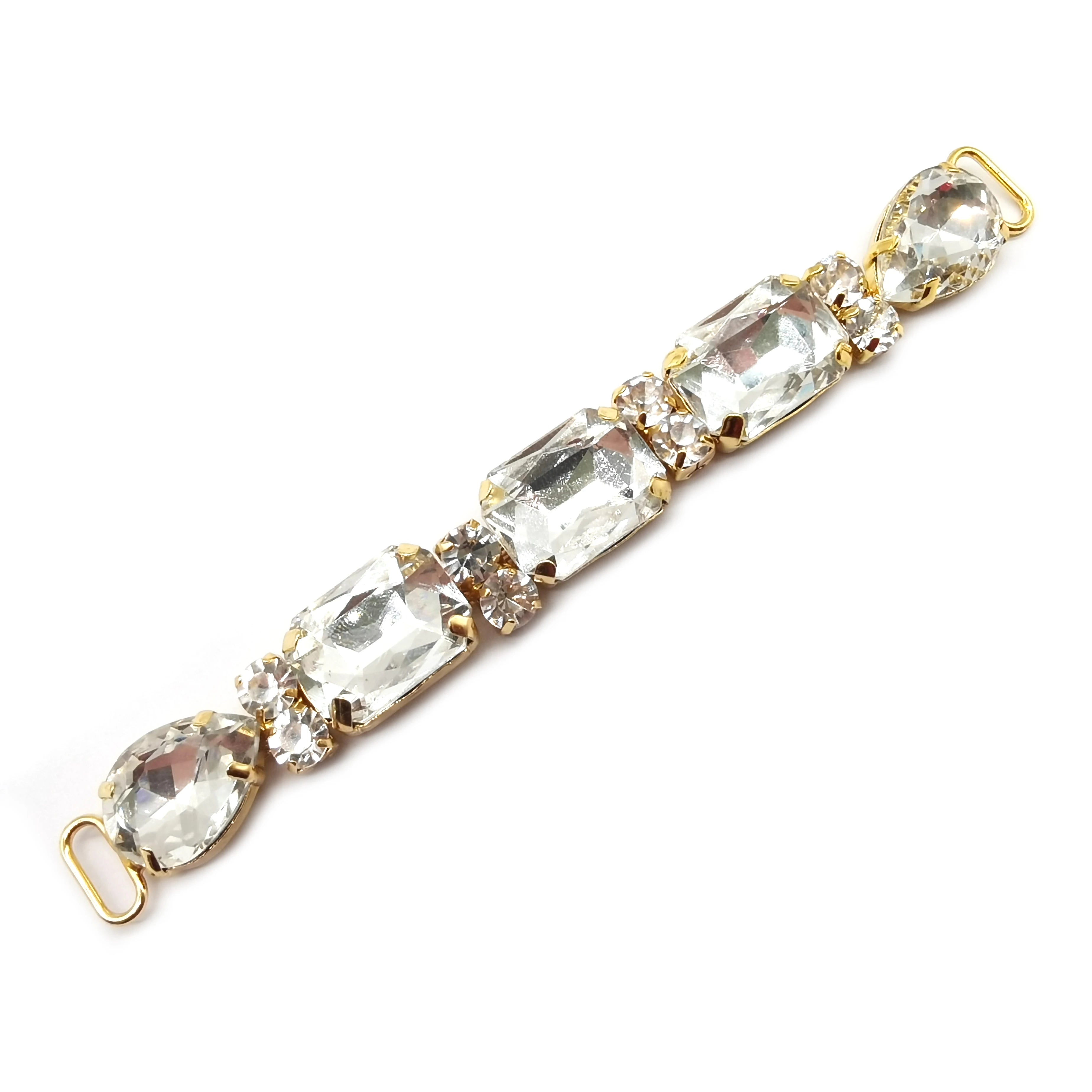 Gold Metal Accessories Bikini Connector Crystal Rhinestone Bikini Connector Chain Rhinestone Swimsuit Accessories