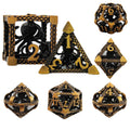 Imprisoned Cthulhu Metal Polyhedral Dice Set Dark Style Hollow Role Playing DND Dice