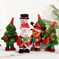 Dancing Christmas Tree Snowman Shake Toy with Song Lovely Robot Dancing Toys