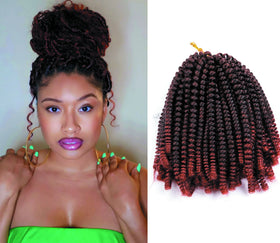 8inch 100g Hot Sell Nubian Spring Twist Crochet Braids Braid Twist Spring Twist Hair