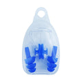 Custom Kids Waterproof Safety Water protection Soft Silicone Swimming Loop Ear Plugs Nose Clip Set with Box