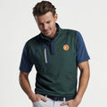 Custom Wholesale 100% Polyester Mens Quarter 1/4 Zip Utility Sleeveless Lightweight Functional Golf Sports Vest
