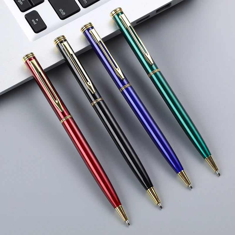 2025 New Promotional Business Gift Twist Ball Pen Cross Metal Pens Slim Ballpoint Pen With Customize Logo