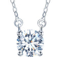 GRA Certificate VVS1 2ct Diamond Neckless Fast Delivery S925 Silver Necklace Moissanite for Womens