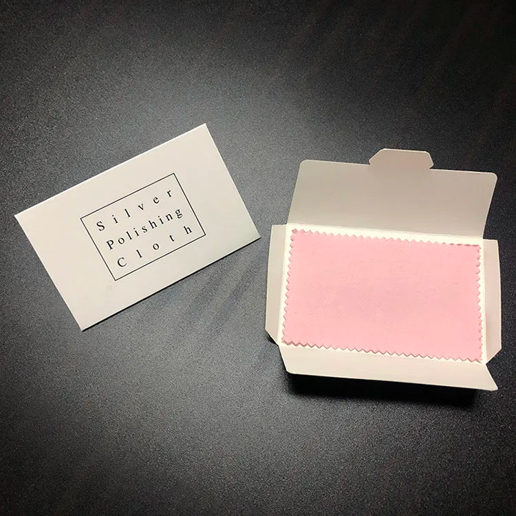 Microfiber and Suede Lint-Free Sterling Custom Polishing Silver Cleaning Cloth for Jewelry Cleaner and Polishing