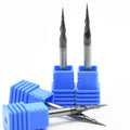 CNC Carbide 2 Flute 3 Flute Taper Ball Nose End Mill for Woodworking Wood 2D 3D Carving Bit Tapper Ballnose End Mill