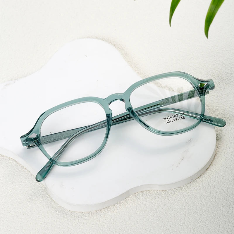 OEM Brand Eye Glasses for Men Women Eyewear Frames Acetate Spectacle Frames Fashion Optical Glass
