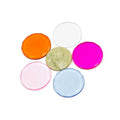 Wholesale Round Jade Stone Glue Lashes Stand Holder Colourful Eyelash Extension Adhesive Pallet Frame