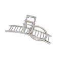 11.5CM Large Classical Metal Hair Claws Clips With Big Circle Pendants Zinc Alloy Hair Catch Barrettes Shark Hairpins for Women