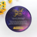 Custom Round Clear Acrylic Thank You Card Wedding Menu Invitation Card for Wedding Party Table Decor
