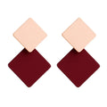 Factory Price Wholesale Fashion Ladies Earrings Acrylic Resin
